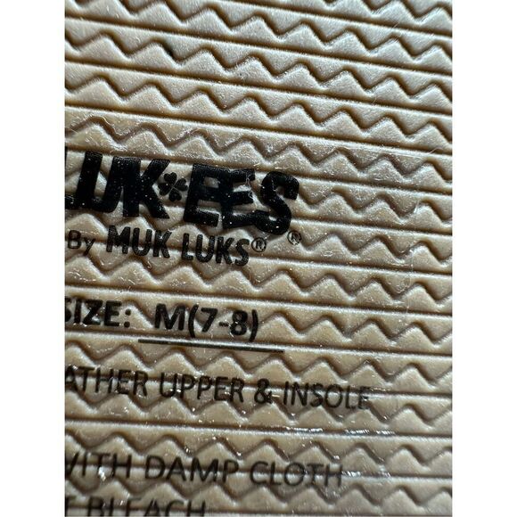 NWOT Luk Ees Women's Sandals Criss Cross Slides Faux Leather Tan Size M (7-8) - Picture 4 of 7